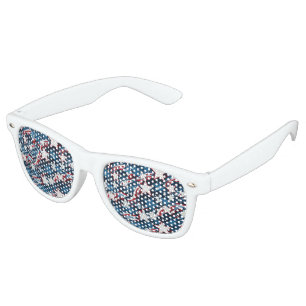 Patriotic Stars Retro Party Shades