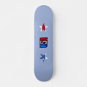 Patriotic Stars Skateboard