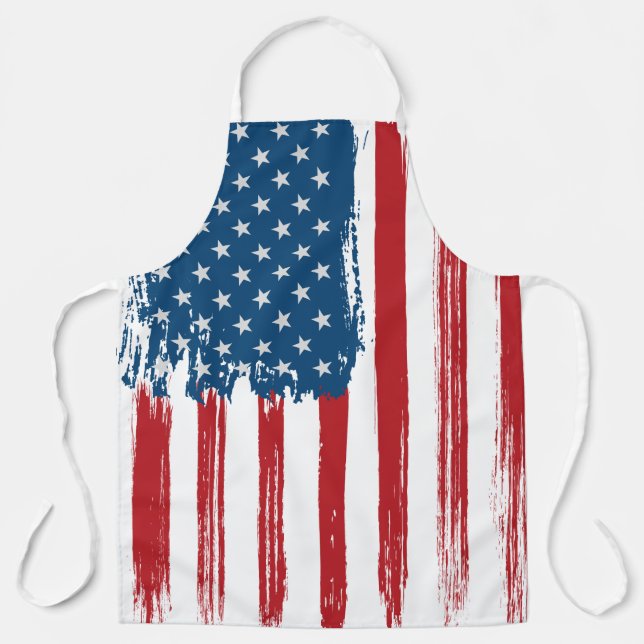 Patriotic Stars & Stripes  Apron (Front)