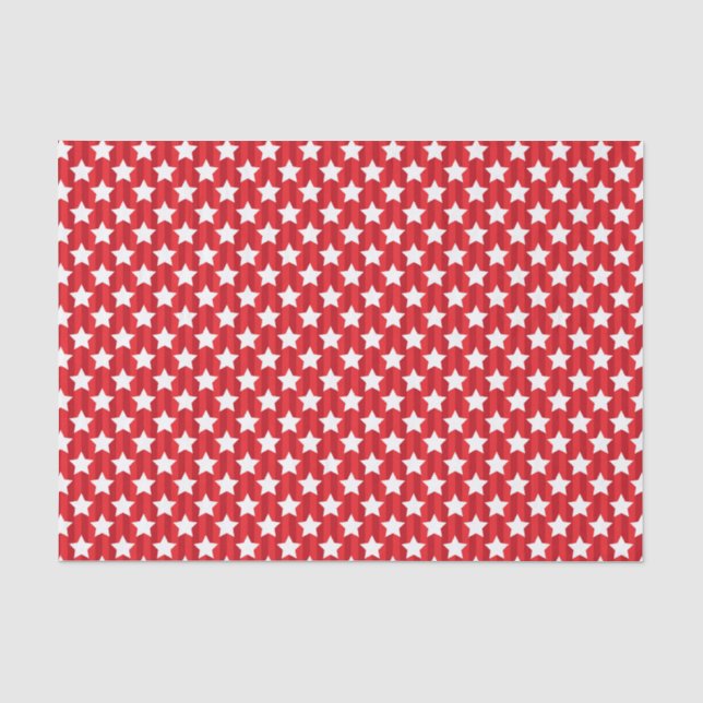 Patriotic Stars  Tissue Paper (Front)