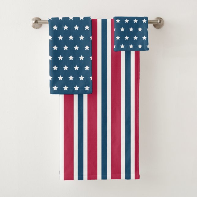 Patriotic Stars Towel Set (Insitu)