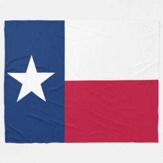 Patriotic State Flag of Texas Fleece Blanket