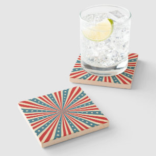 Patriotic Stone Coaster