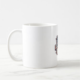 Patriotic Summer Camp Spirit Vector Graphic Tee_1 Coffee Mug