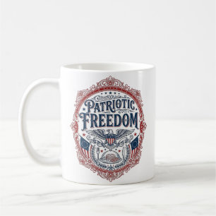 Patriotic Sunday Brunch Vector Graphic Tee_1 Coffee Mug