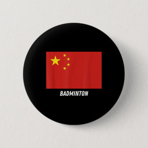Patriotic Support Badminton China Team Sport China 2 Inch Round Button
