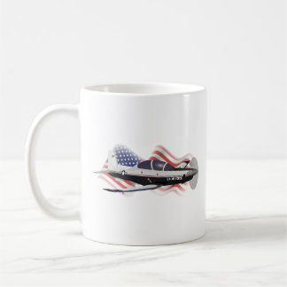 Patriotic T-6 Texan II Trainer Aircraft Coffee Mug
