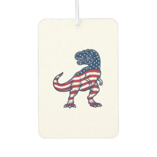 Patriotic T-Rex American Flag Dinosaur Design_1 Air Freshener