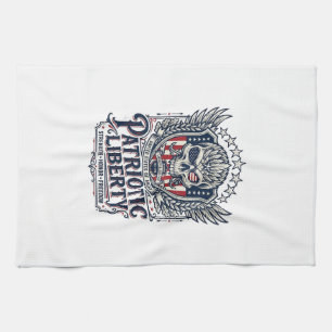 Patriotic Tactical Eagle Skull Military Inspired S Kitchen Towel