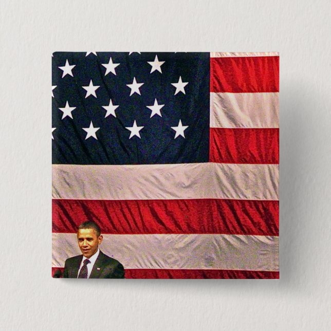 Patriotic Tender Button Obama 2012 (Front)