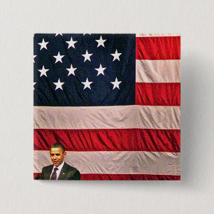 Patriotic Tender Button Obama 2012
