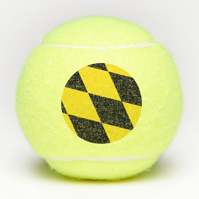 Patriotic Tennis Ball with Flag of Munich (Front)