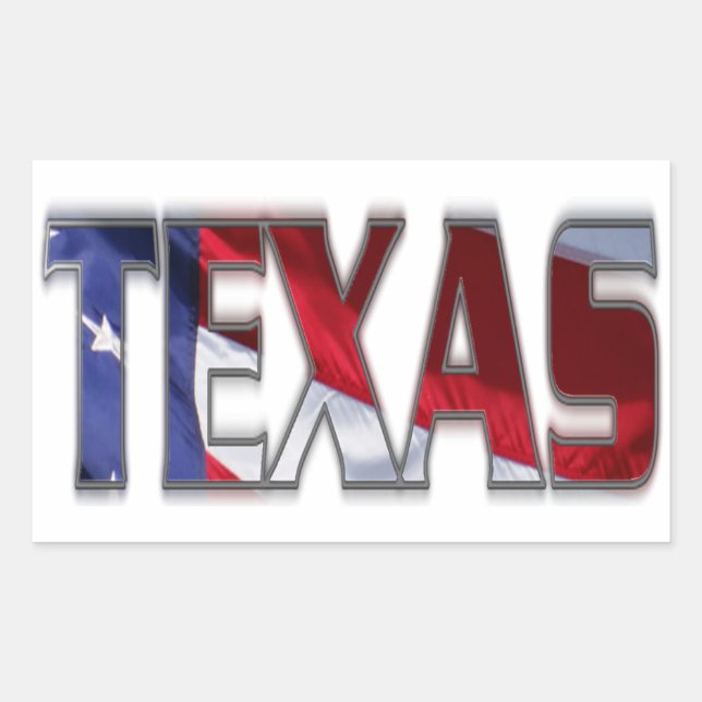 Patriotic Texas Sticker (Front)