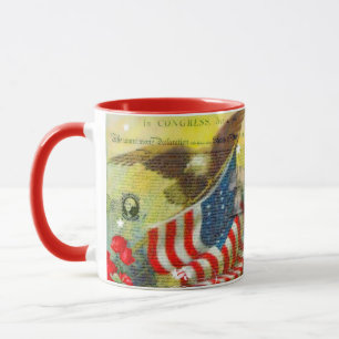 Patriotic theme mug