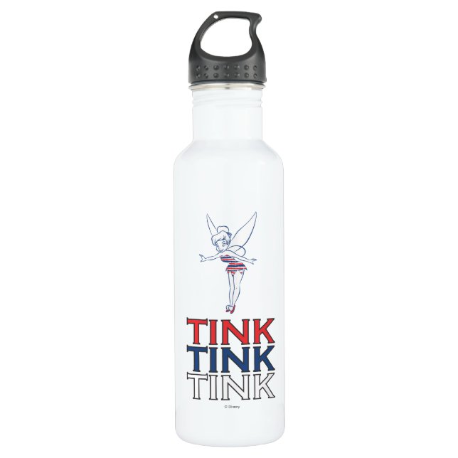 Patriotic Tinker Bell 2 710 Ml Water Bottle (Front)
