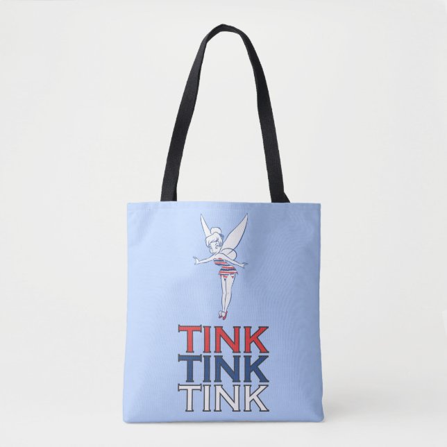 Patriotic Tinker Bell 2 Tote Bag (Front)