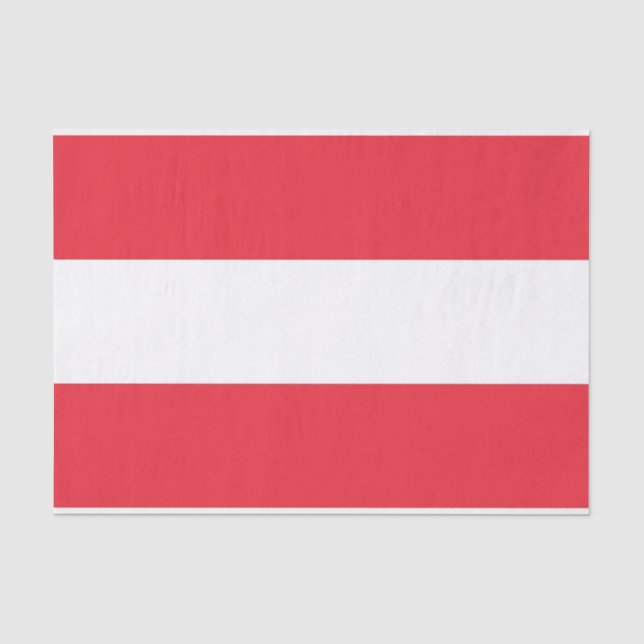 Patriotic tissue paper with flag of Austria (Front)