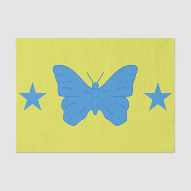 Patriotic tissue paper with flag of Bady Bassit (Front)