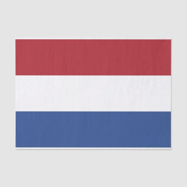 Patriotic tissue paper with flag of Netherlands (Front)
