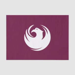 Patriotic tissue paper with flag of Phoenix City