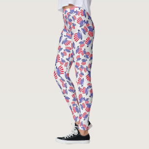 Patriotic Top Hats  Leggings