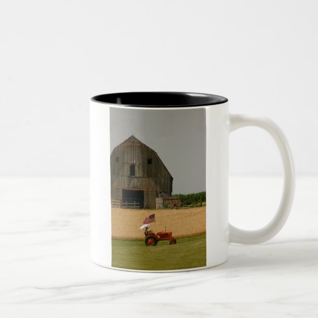 Patriotic Tractor Mug (Right)