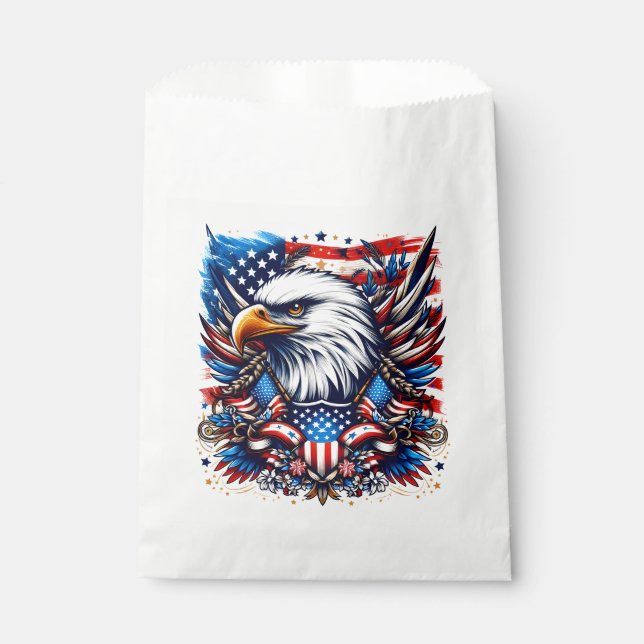 Patriotic Treat Favour Bag (Front)