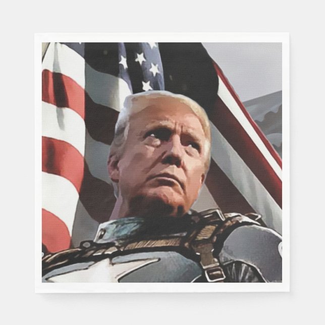 Patriotic Trump Napkin (Front)