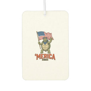 Patriotic Turtle ‘Merica Vintage Vector Air Freshener