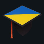 Patriotic Ukraine Flag Graduation Cap Topper<br><div class="desc">Patriotic flag of Ukraine.</div>
