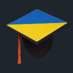 Patriotic Ukraine Flag Graduation Cap Topper<br><div class="desc">Patriotic flag of Ukraine.</div>