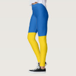 Patriotic Ukraine Flag Leggings<br><div class="desc">Patriotic flag of Ukraine.</div>