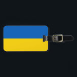 Patriotic Ukraine Flag Luggage Tag<br><div class="desc">Patriotic flag of Ukraine.</div>