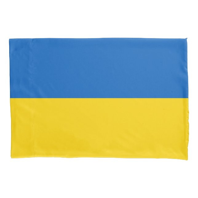 Patriotic Ukraine Flag Pillowcase (Front)