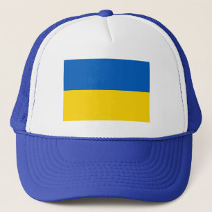 Patriotic Ukraine Flag Trucker Hat