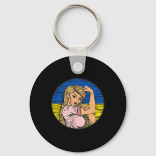 Patriotic Ukrainian Flag Ukraine Proud Ukrainian G Keychain