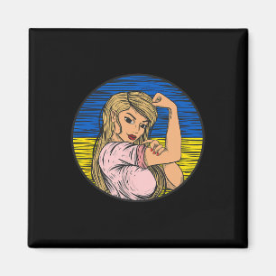 Patriotic Ukrainian Flag Ukraine Proud Ukrainian G Magnet