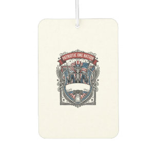 Patriotic Uncle Sam Skeleton Dark Patriot Skeleton Air Freshener