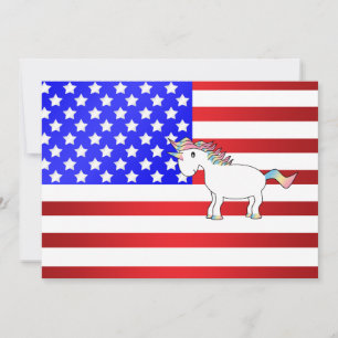 Patriotic unicorn