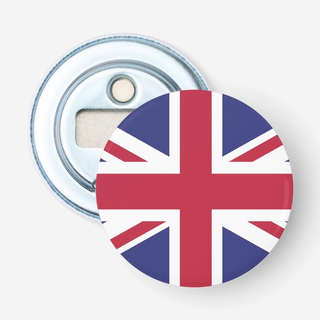 Patriotic United Kingdom Flag Bottle Opener (Front)