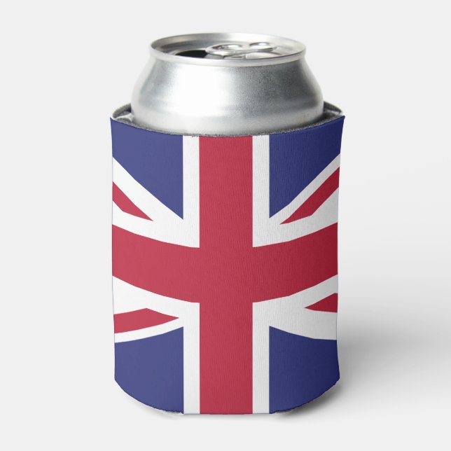 Patriotic United Kingdom Flag Can Cooler (Can Front)