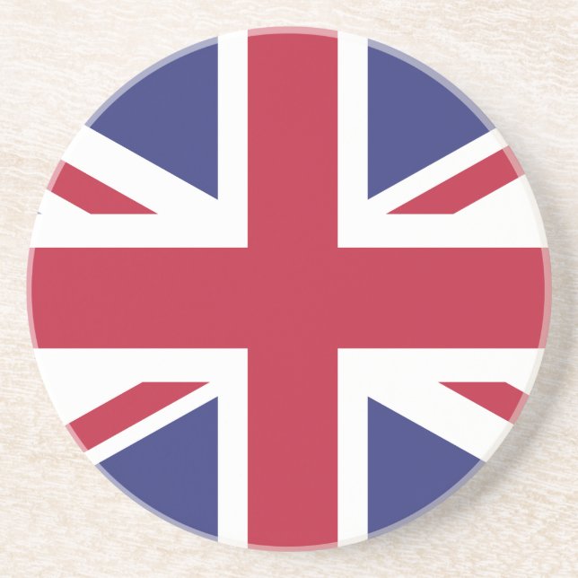 Patriotic United Kingdom Flag Coaster (Front)