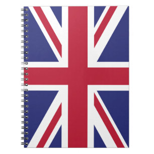 Patriotic United Kingdom Flag Notebook