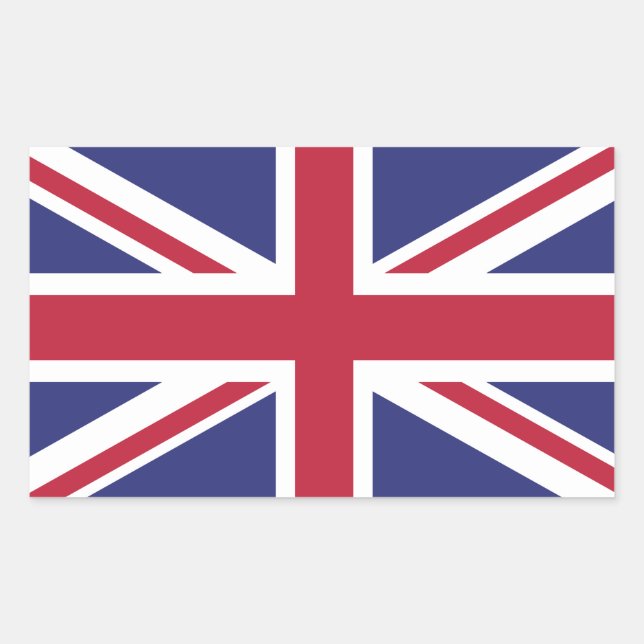 Patriotic United Kingdom Flag Sticker (Front)