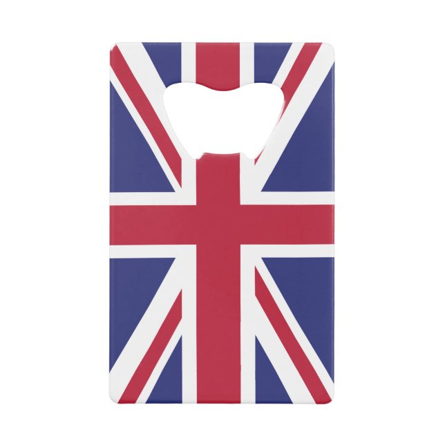 Patriotic United Kingdom Flag Wallet Bottle Opener (Front)