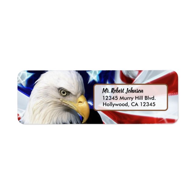 Patriotic United States Bald Eagle (Front)