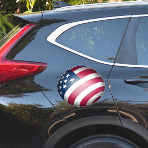 Patriotic United States of America Flag Cool Globe