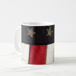 Patriotic USA American Flag Photo Art Military  Coffee Mug