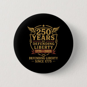 Patriotic Usa Army Us Military Parade 250th Annive 2 Inch Round Button