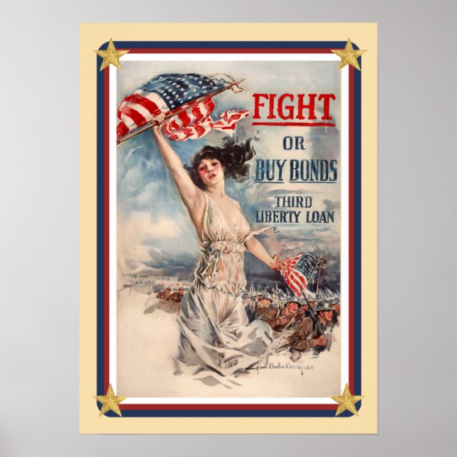 Patriotic USA Bonds Poster (Front)